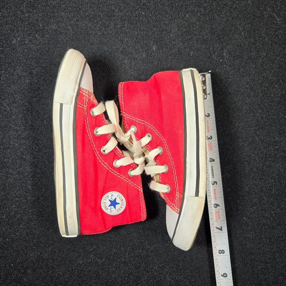 Converse Chuck Taylor All Star Red High Top Sneakers Kids Infant Size 9 7J232